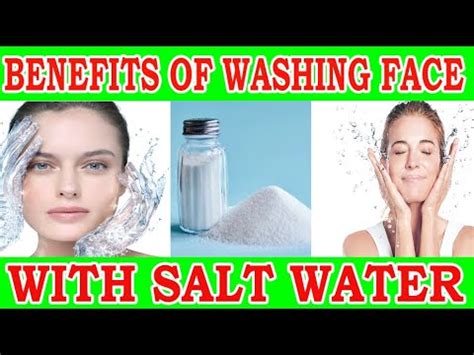 Washing Your Face With Salt Water: Does It Really .